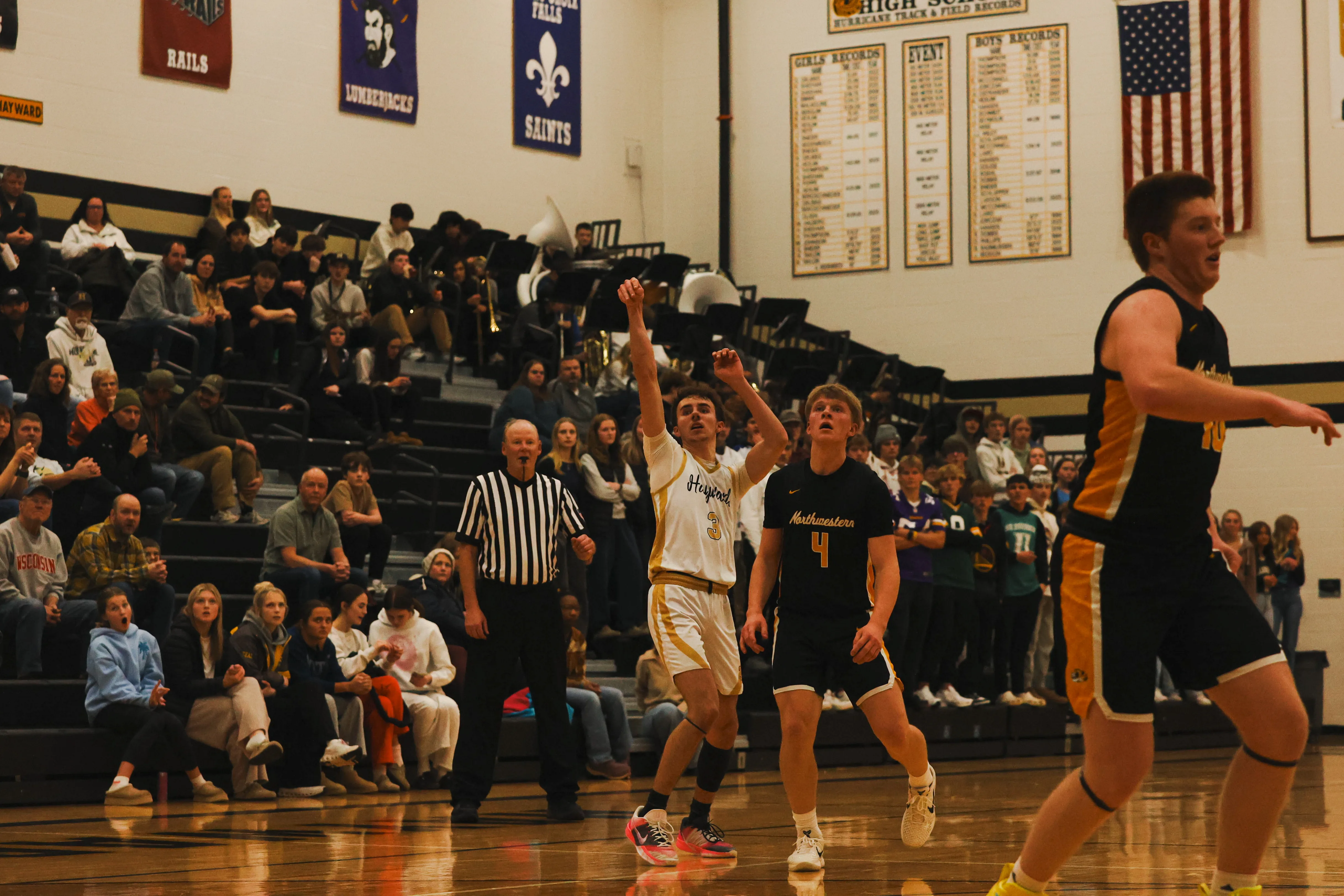 Hayward Boys Basketball Action